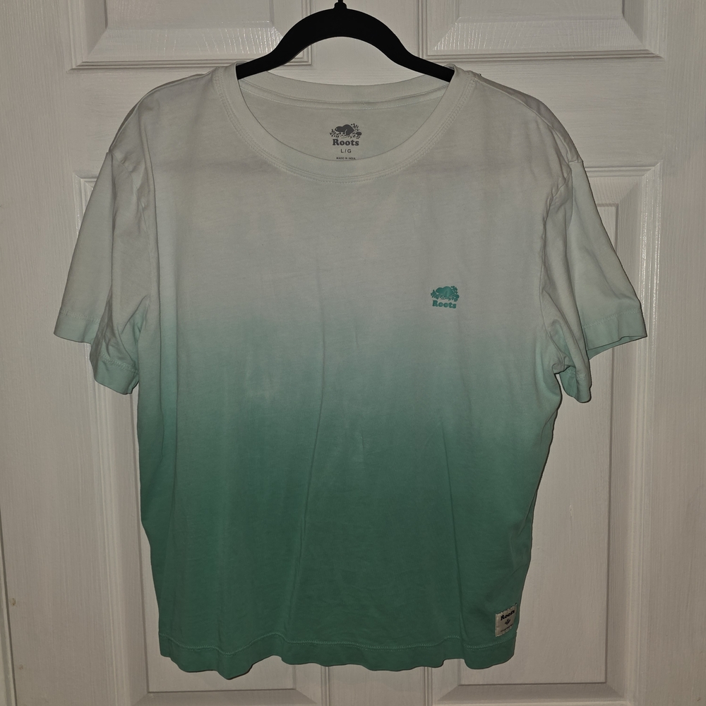 Roots Green Ombre T-Shirt